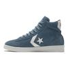 Converse Cons Pro Кожа Синтетическая кожа Нескользящие Износостойкие Высокие Кеды для Скейтбординга Унисекс Синие 169503C