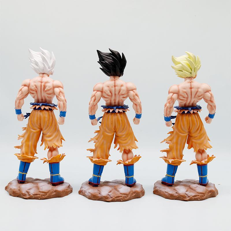 28 см Фигурка Dragon Ball Z Гоку Аниме Фигурки Супер Сайян Гоку Gk Статуэтка Гоку ПВХ Модель Игрушки Кукла Коллекционные Подарки