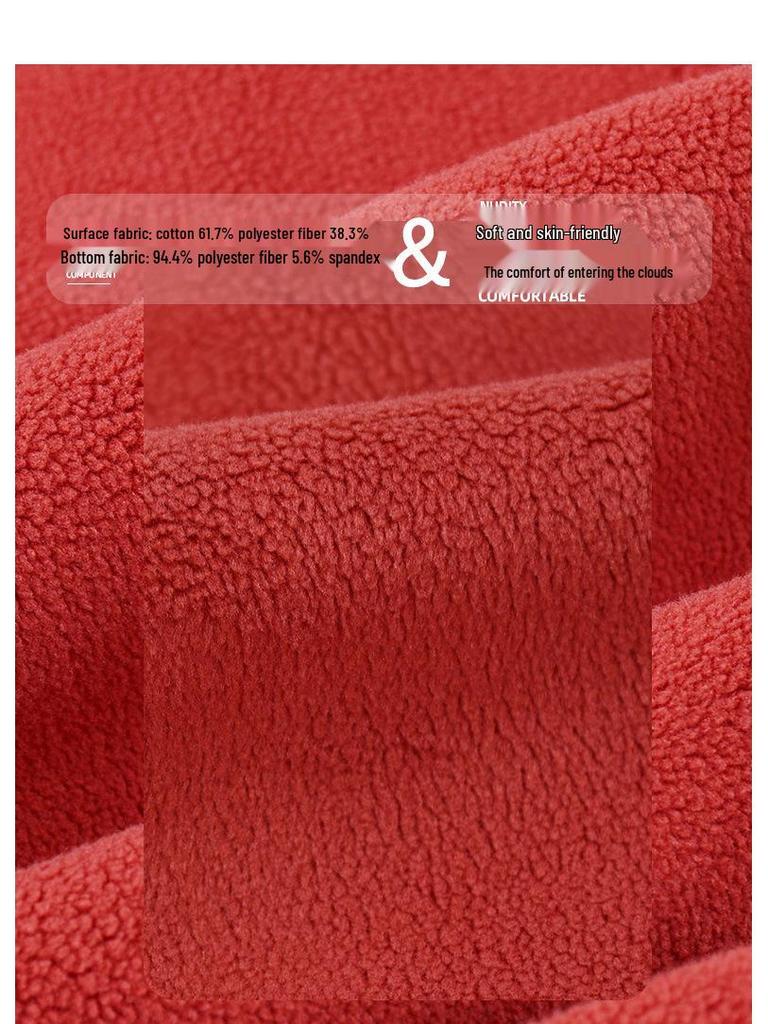 2025 Стильные Простые Девятиточечные Брюки С Флисовой Подкладкой Свободного Кроя для Миниатюрных Женщин