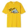 I Need More Sleep Lazy Koala Funny Printing Male T Shirt Comfortable T-Shirts Summer Cotton Clothing Loose Clothes Man