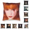 Sexy Mylene Farmer Cushion Cover Two Side 3D Printing Polyester Floor Pillow Case for Sofa Custom Pillowcover Home Decorative