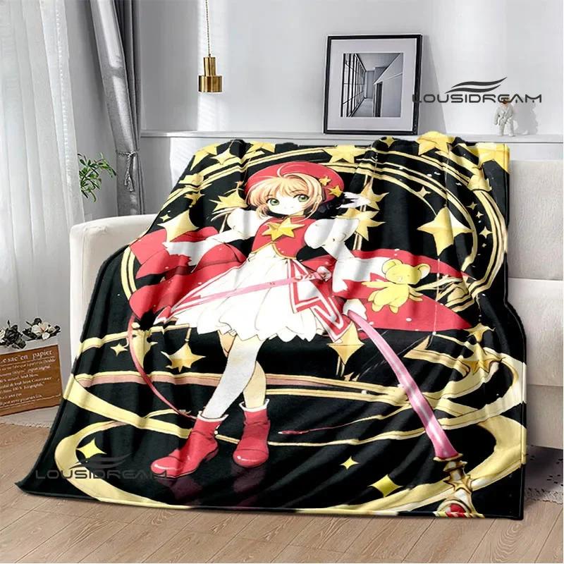 Card Captor Sakura Cartoon blankets fashion blankets Warm Flannel Soft Comfortable Blanket Home Travel Blanket Birthday Gift