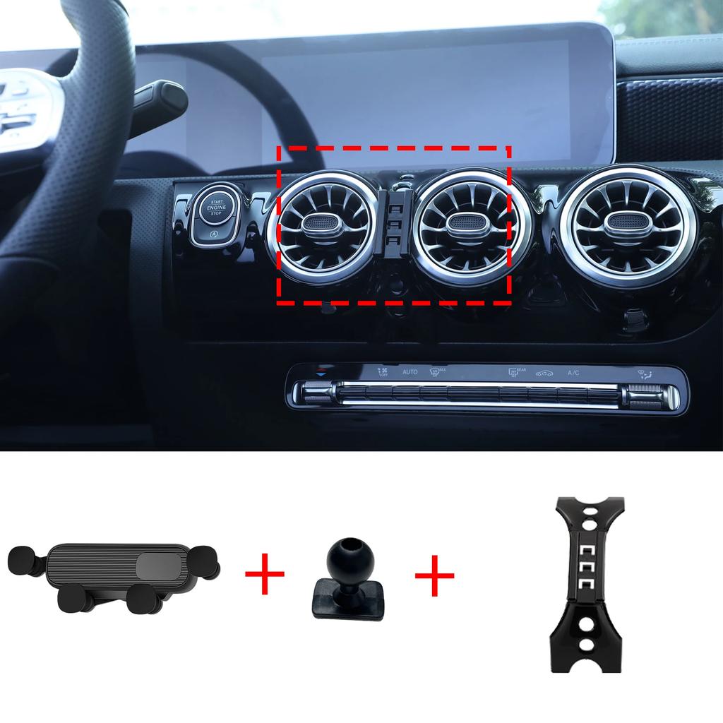 Car Mobile Phone Holder Accessories for Mercedes Benz A Class CLA A200 A180 W177 ~ GPS Bracket Navigation Stand Auto