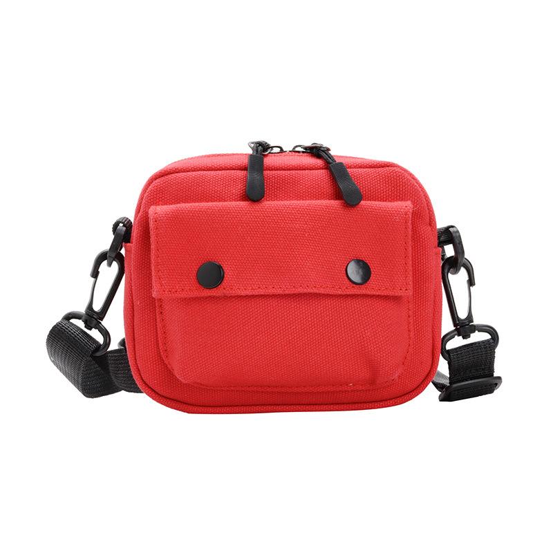 Женская сумка на одно плечо, модная однотонная повседневная сумка, уличная парусиновая сумка с маргариткой, сумка через плечо на молнии, сумка-мессенджер