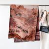 Classic Painting Thickened Scarf Women Autumn Winter Warm Neckscarf Shawl Fashion Tassels Pashmina Lady Wrap Windproof Scarves