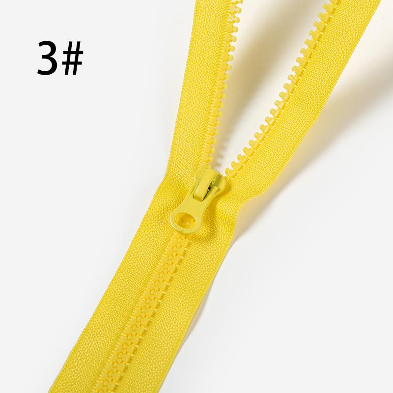 5# Спиральные молнии из смолы Портной Цветная молния с открытым концом DIY Ручная работа Пуховик Пальто Одежда Швейные аксессуары
