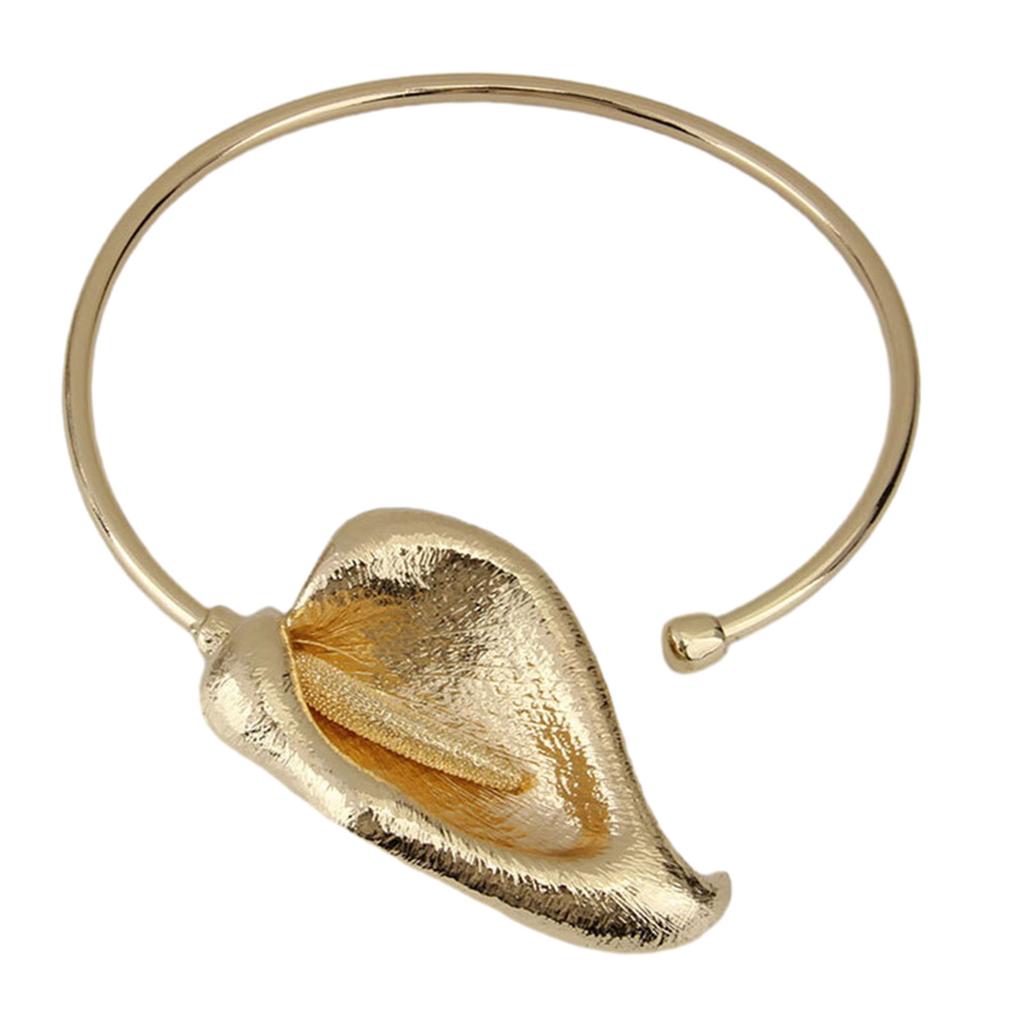 Элегантное металлическое колье-чокер, винтажное металлическое колье в форме цветка, элегантный цветочный открытый чокер, аксессуары для вечеринки