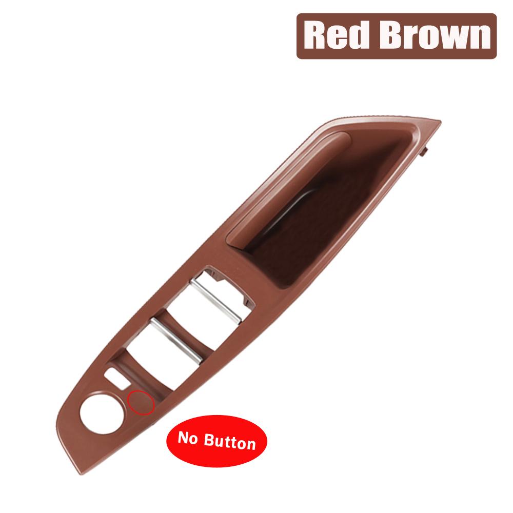 Upgraded Left Driver Side Inner Door Handle Panel Trim Beige Black For BMW 5 Series F10 F11 F18 520i 523i 525i 528i