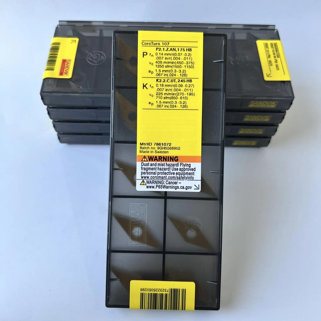 Original Sandvik / VBMT160404-PM 4425 / CNC Lathe Carbide Blade 10 PCS