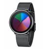LIGE New Unique Women Watch Fashion Casual Colorful Changing Dial Quartz Wriswatch Simple Ultrathin Steel Lady Watches Special G