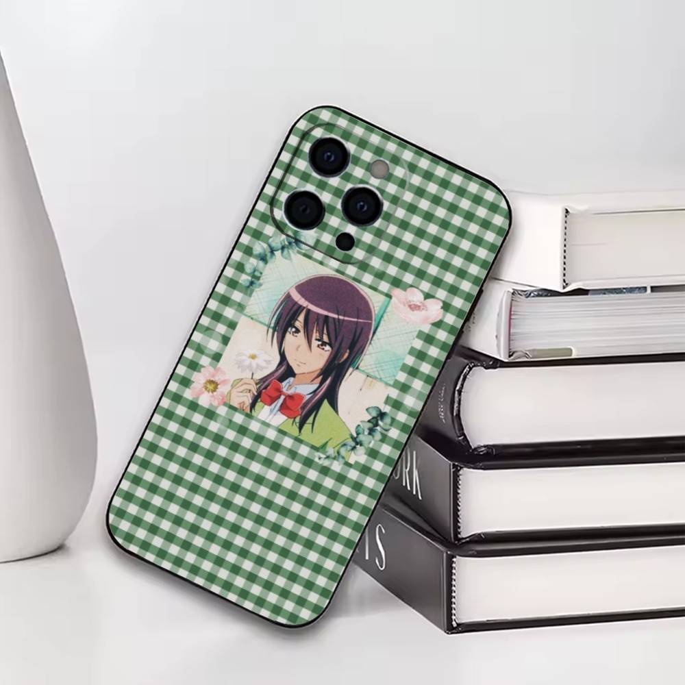 Чехол для телефона Maid Sama Мисаки Аюдзава для iPhone 17, 16, 15, 14, 13, 12, 11 Plus, Pro, Мягкий силиконовый, Черный