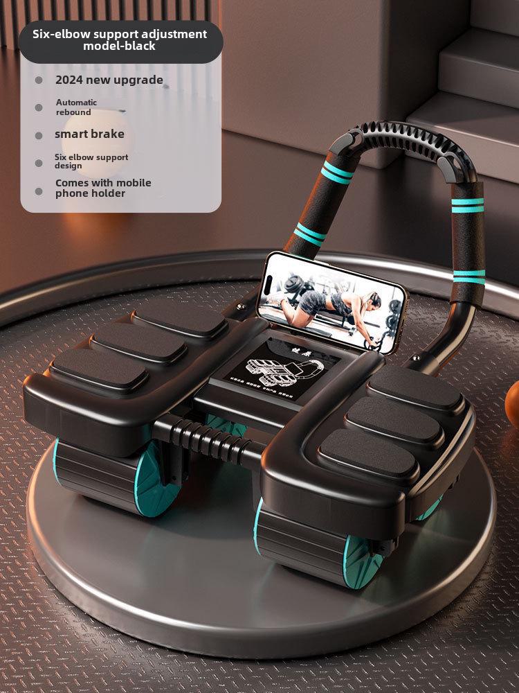 Умное четырехколесное автоматическое колесо для тренировки мышц живота.