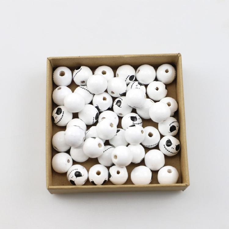 10 Pieces Wooden Bead for Crafts Handmade Round Beads for Jewelry Making