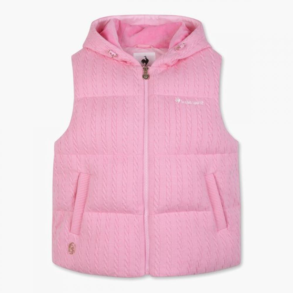 Le Coq Sportif Hoodie cabLe Sweater Padding Vest Npk Qp122ost11