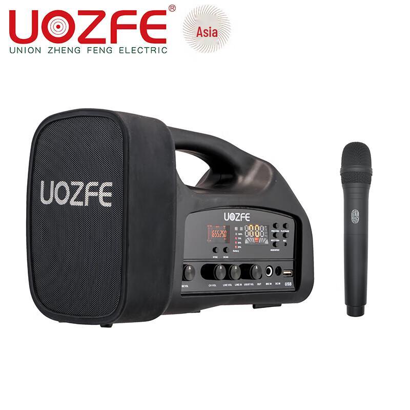UOZFE U5-X1 Portable Wireless Amplifier & Microphone System CN plug (adapter included)