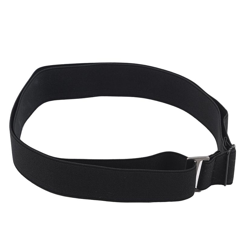 Регулируемый эластичный невидимый пояс Slim Fit, простые ленивые пояса, эластичный пояс для полных, бесшовный пояс для джинсов, женские ремни