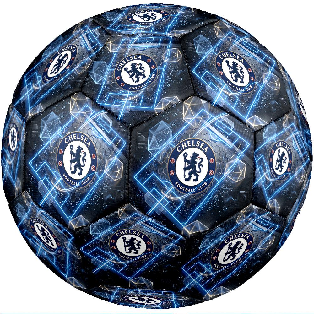 Chelsea FC Theme soccer ball Size 5 Soccer Ball Soft Touch Professional Training Football for Outdoor Sports