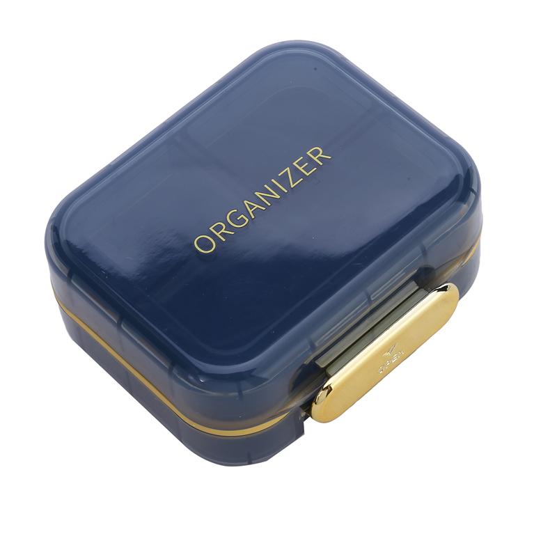 Маленькие ящики для таблеток, органайзер, еженедельный органайзер для таблеток, портативный держатель для таблеток, контейнер, коробка