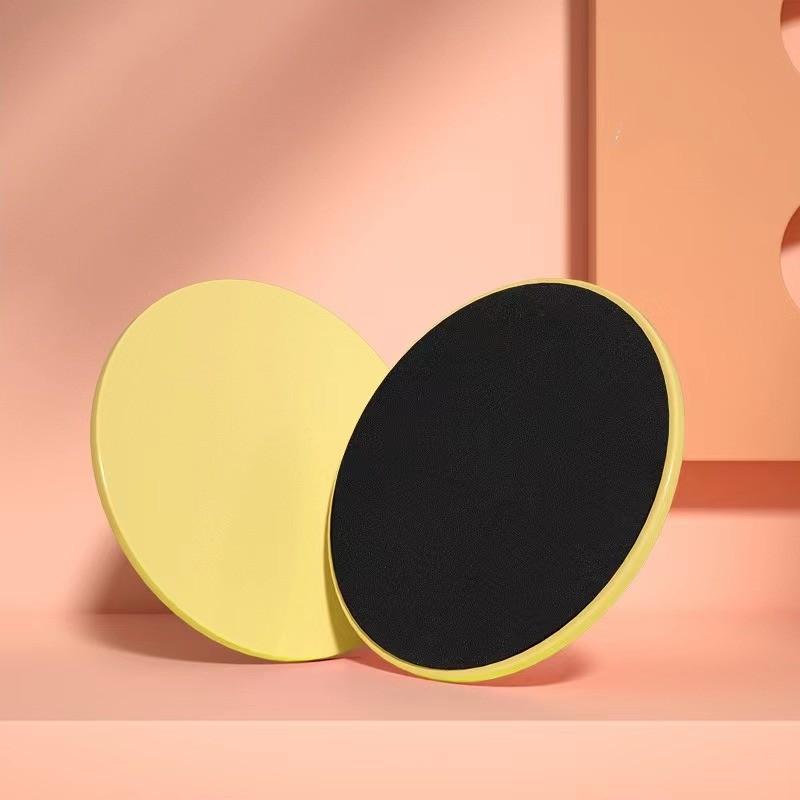 2 шт. однотонных скользящих дисков для йоги, скользящие подушечки для ног для йоги и фитнеса, тренажеры для тренировки мышц живота, коррекции фигуры