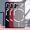 Текстильный кожаный чехол для Nothing Phone 2 1 мягкий ТПУ по краю задняя сторона из твердого поликарбоната защитная крышка чехол для Nothing Phone 2