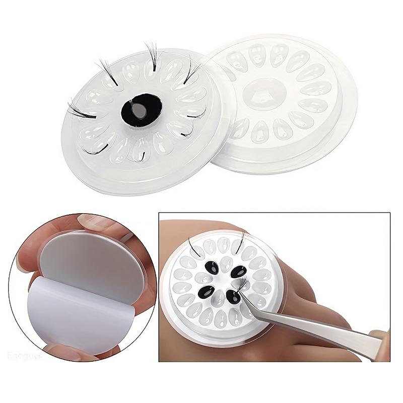 20 шт. держатель для клея для накладных ресниц пластиковый держатель для клея для ресниц поддон для наращивания ресниц подложки инструмент для наращивания ресниц салон