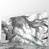 Qiuyuan Аниме W-wuthering Waves Коврик для мыши Нескользящий Подходит для офисных компьютеров Ноутбуков Игровых столов E-sports Клавиатуры XXL