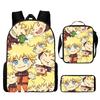 Naruto Naruto Surrounding Primary School Bag Cartoon Animation Backpack Satchel Pencil Case