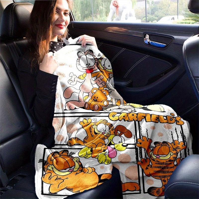 1pc, Garfield's Throw Blanket, Soft & Cozy for Home Decor, Couch Cover, Travel, Camping, Car, Beach, Office Nap, Perfect Gift for Cat LoversA039