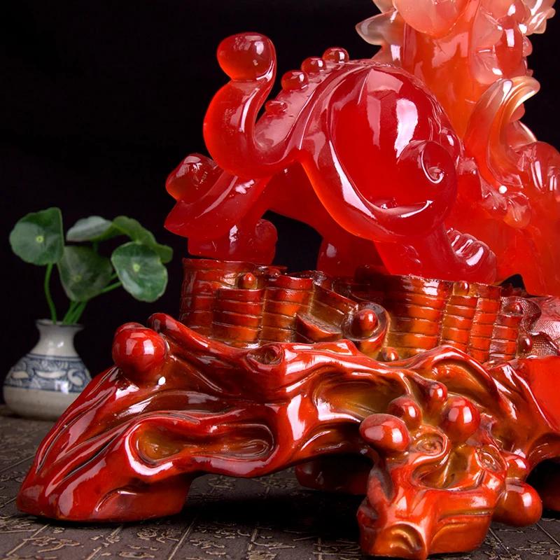 Китайские счастливые деньги Pixiu смоляные украшения ремесла домашний офис настольный декор гостиная винный шкаф украшения открытие подарки