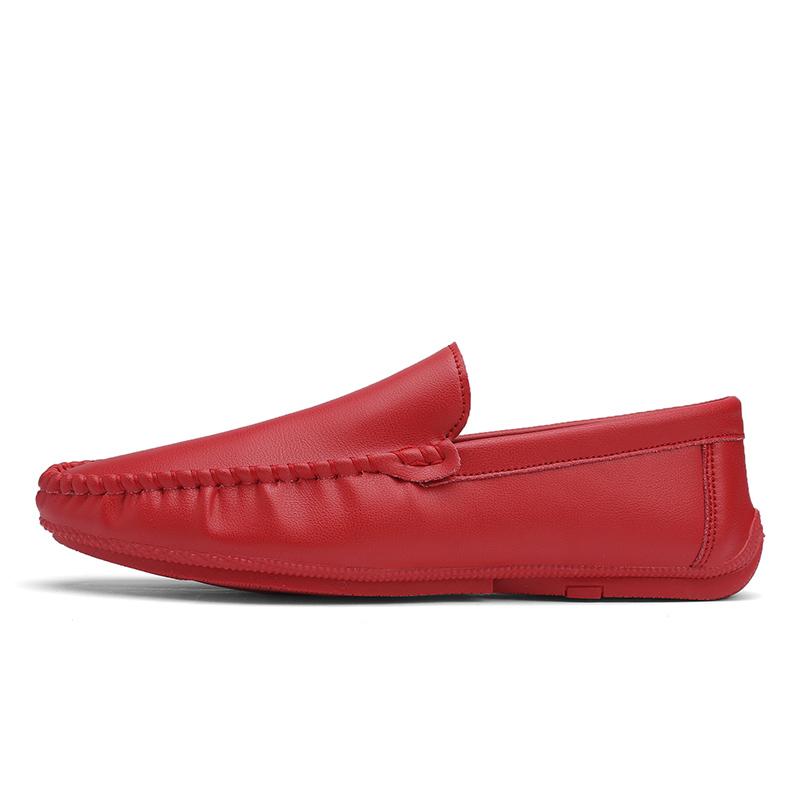 Men Driving Shoes Fashion Leather Casual Shoes Men Loafers Leisure Walk Moccasins Business Male Flats Minimalist Shoes for Men