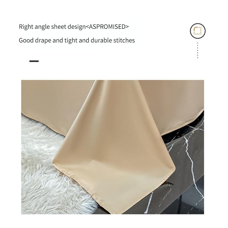 Лист 60 нитей, четыре предмета, хлопок, хлопок, длинный штапельный хлопок, Наньтун, легкий, роскошный стиль, вышитое пододеяльник, сплошной цвет, кровать