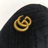 [Pre-Owned] Marmont Gold Logo Quilted Velvet Chest Bag - Excellent #1SOAGBP