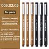 Tramol Gel Pens Brown Black Waterproof Pen Art for Hand Drawing Manga Sketching Painting Stationery School Supplies