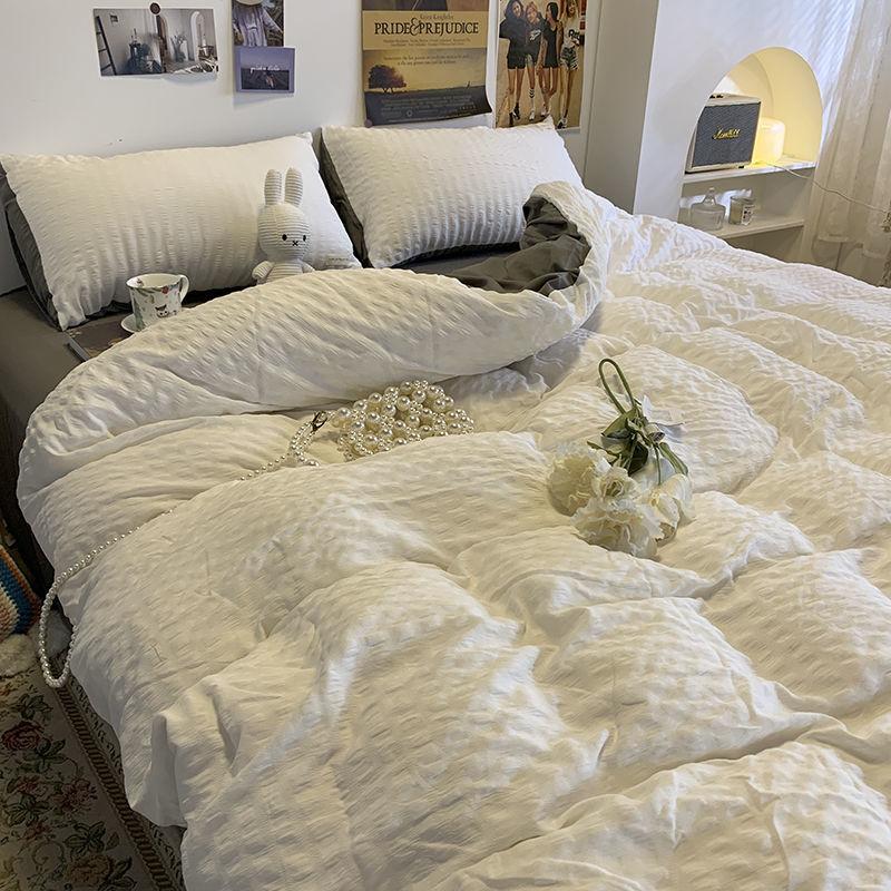 Пододеяльник в стиле принцессы с пузырьками, комплект постельного белья из четырех частей, комплект постельного белья для общежития