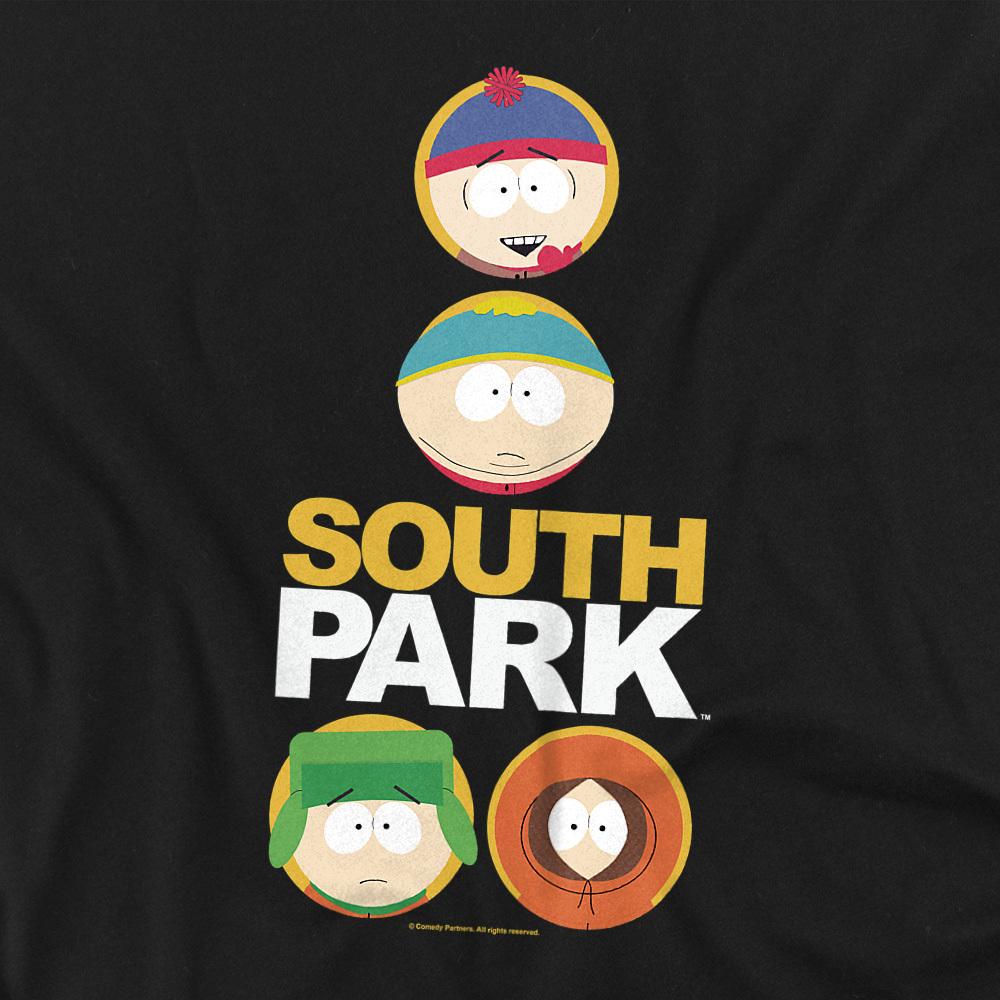 South Park Unisex Adult Solid Circles T-Shirt