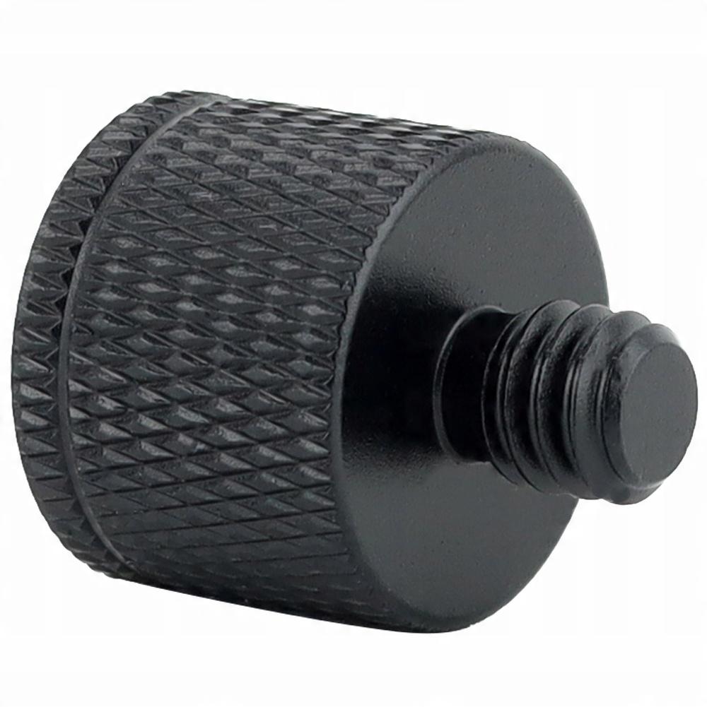 Adapter sleeve reduction 1/4" to M5 tripod black for 20 mm tripod