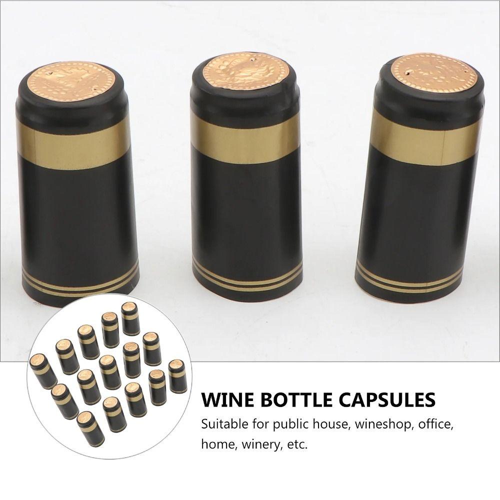 100 шт. отрывной язычок винная термоусадочная пленка обертывание ПВХ винная бутылка крышка винная бутылка с прямым горлом