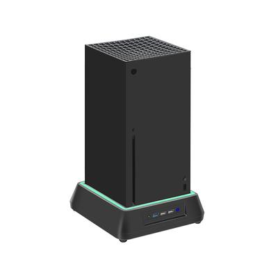 Для консоли Xbox Series X охлаждающая подставка с сенсорным управлением RGB цветная подсветка охлаждающий вентилятор подставка кронштейн с 3 портами USB для Xbox S