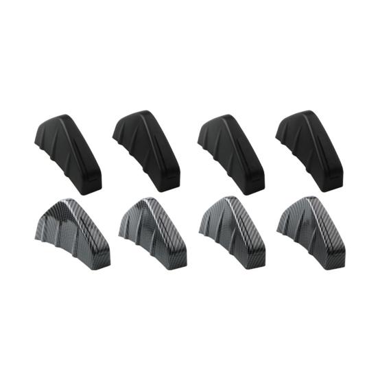 4 шт. задний бампер, универсальный аксессуар для губ, плавник акулы, дизайн автомобиля, модифицированный стиль