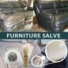 Leather Furniture Salve with Cleaning Brush Scratch Repair Balm Eco-friendly Easy Application High Efficiency Leather Care Cream Cleaner