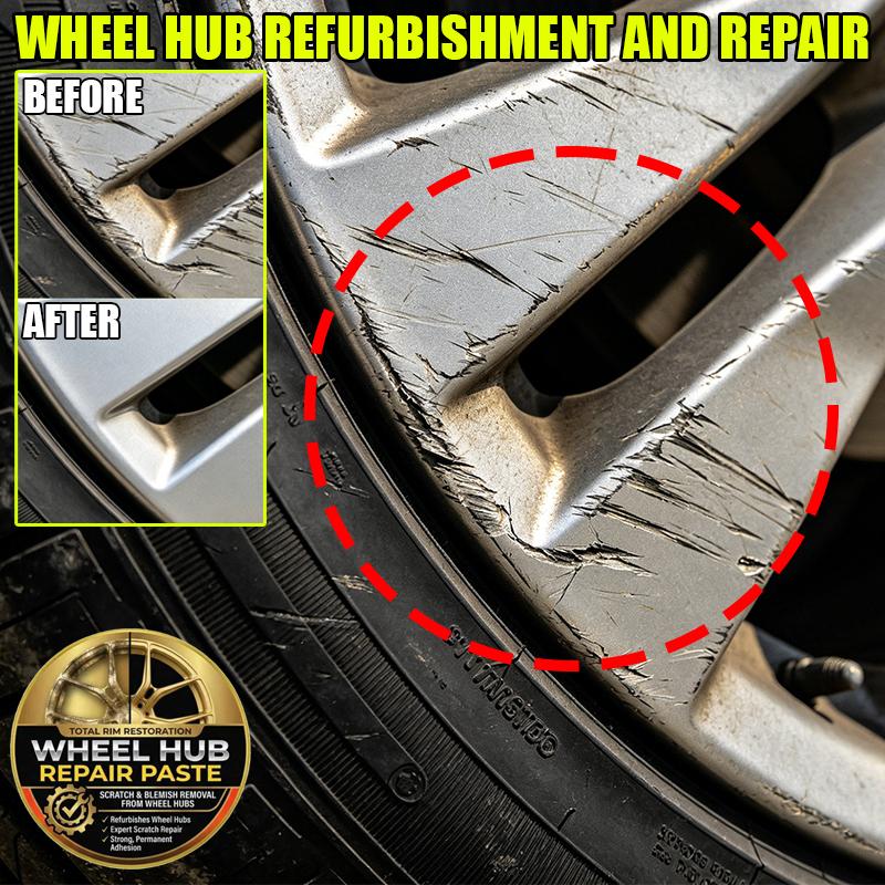 Automobile Wheel Rim Scratch Reconditioning Paste Tire Rim Scratch Paint Repair Paste - Aluminum Alloy Wheel Hub Repair Supplies