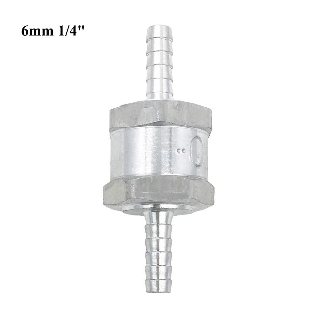 Amrxuts 6мм 6мм 1/4 Топливный Обратный Клапан Односторонний Бензин Дизельное Топливо