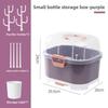 Маленькая/большая сушилка для детских бутылочек с крышкой, органайзер для детских бутылочек, для путешествий на открытом воздухе