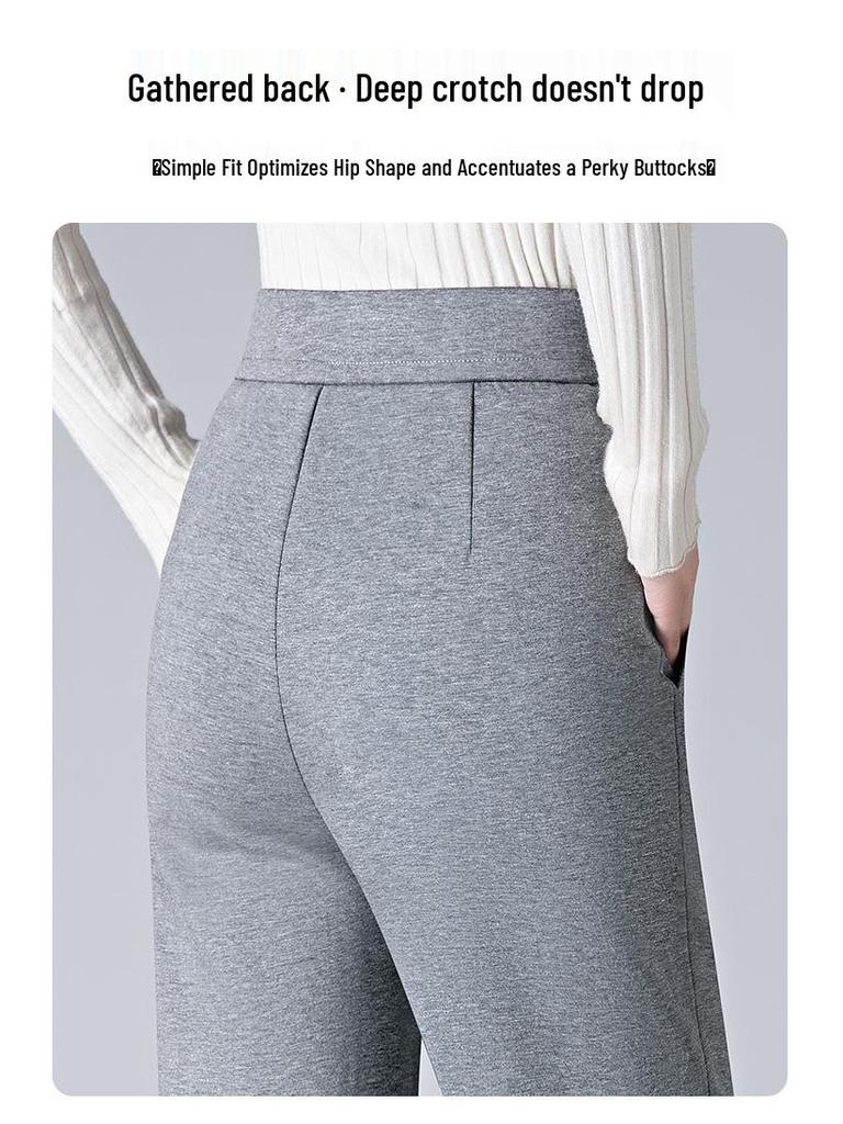 Women's Elastic High Waist Harem Pants - Versatile, Slimming, and Stretchy for Spring 2025