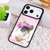 Мягкий ударопрочный чехол для телефона с рисунком мыши и крысы для iPhone 17 Air 16e 15 11 12 14 13 Pro Max Чехол Coque