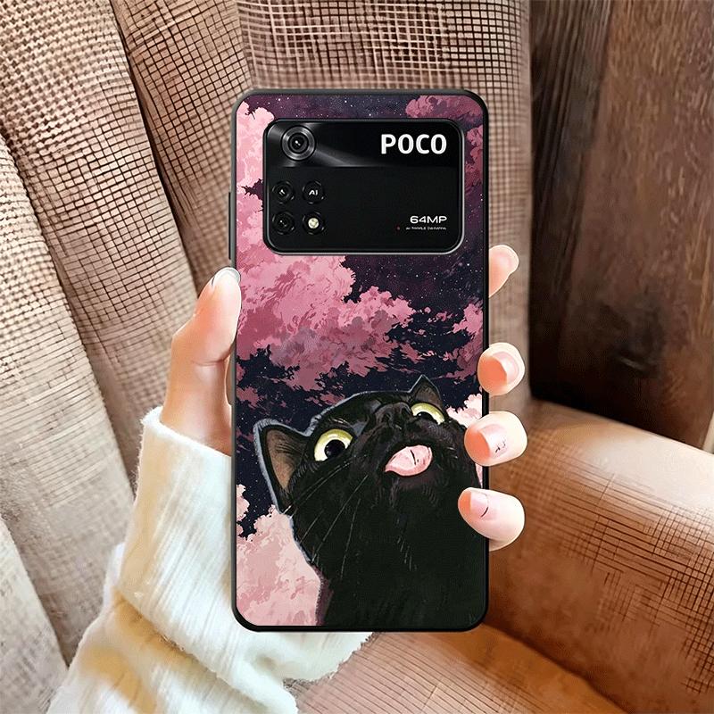 Cat Cute Kitten Cartoon Soft Phone Case for Xiaomi Poco X5 X6 X7 X8 Pro Max X3 F7 F8 Ultra M8 M7 M6 M5 Redmi 15 15C 14C 13C 12C