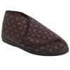 Mens James Check Boot Slippers