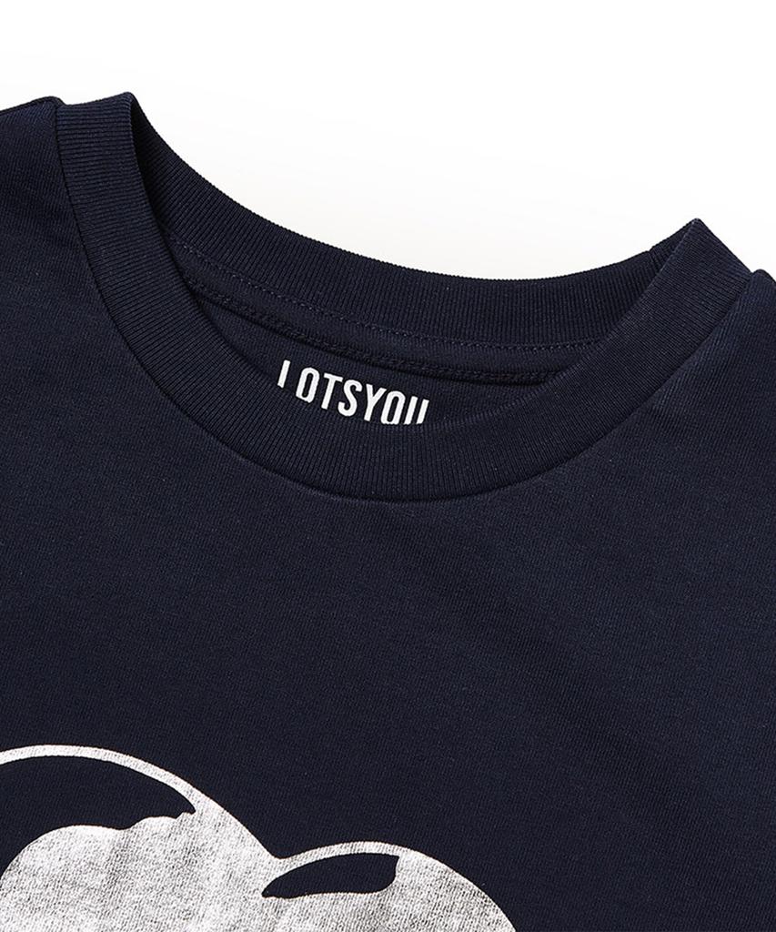 LOTSYOU Lotsyou_Silver Heart Tee Navy
