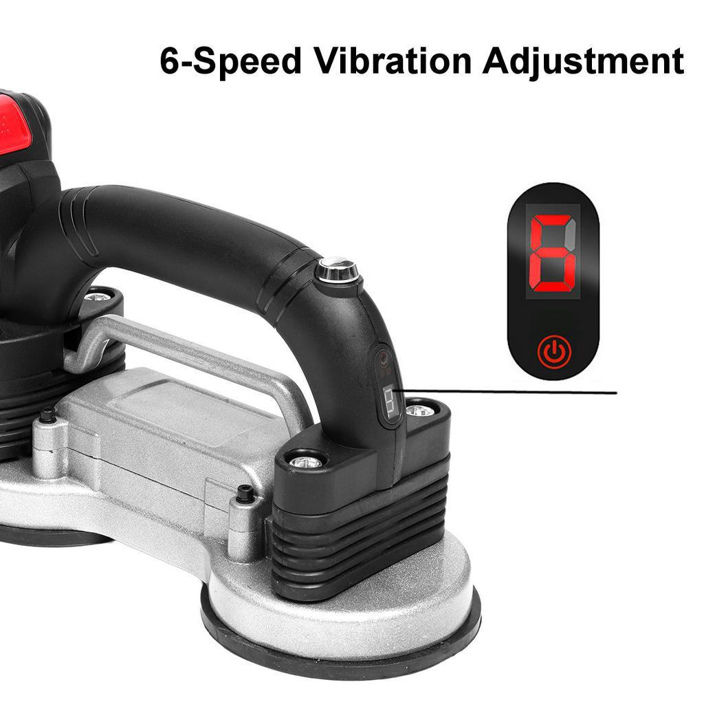 21 В 6 скоростей Вибратор для укладки плитки с присоской Светодиодная подсветка 120x120 см Машина для укладки керамической плитки