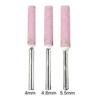 3/5/6Pcs Chain Saw Sharpening Tools Wide Application High Strength Cylindrical Sturdy Electric Chain Saw Sharpener Polishing Stone Files for Jade